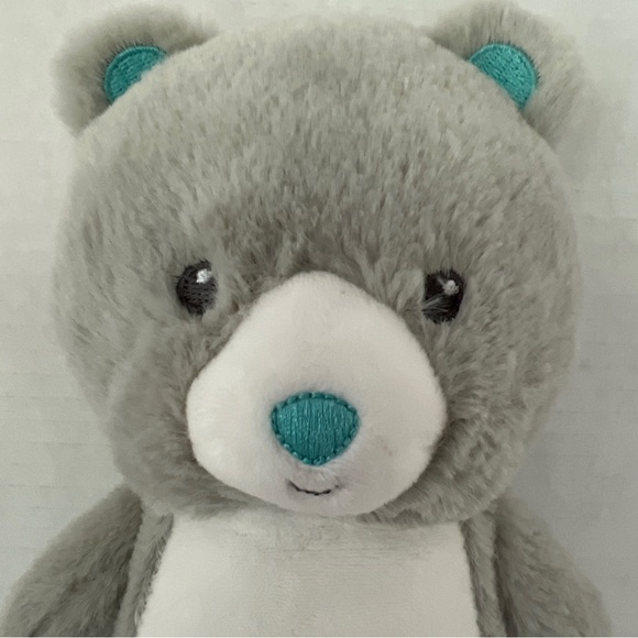 Spark Create Imagine Teddy Bear 8" Plush Stuffed Animal Gray Turquoise Walmart - Picture 2 of 7